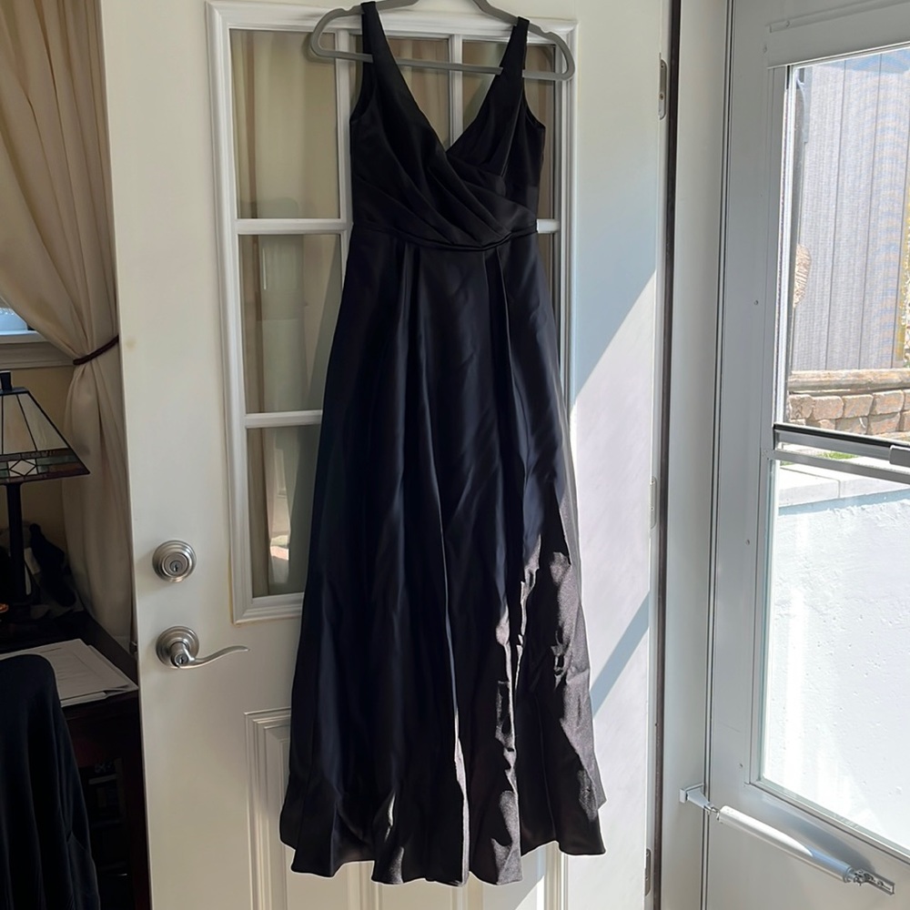 Long Satin Ballgown